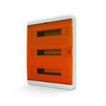 Щит навесной BNO 40-54-1, 54 мод. IP41, прозрачная оранжевая дверца | арт. 01-01-083 | Tekfor  