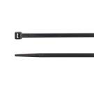 Стяжка кабельная, цвет черный, устойчивая к воздействию УФ-лучей 150x7,6 мм (упак. 100 шт) | арт. BM-N1576 | BM Group  