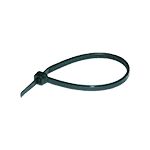 Стяжка кабельная, цвет черный, PA 6.6., устойчивая к воздействию УФ-лучей, 290x4,8 мм (упак.100шт) | арт. 262964 | Haupa  