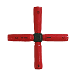 Ключ крестообразный VDE РК 10-13-14-17 | арт. 110076 | Haupa  