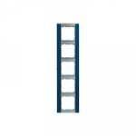 Рамка 5-ая, вертикальная (алюминий/синий) | арт. 10151405 | Berker  