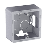 Коробка накладного монтажа - 1 пост - INSPIRIA - алюминий | арт. 673982 | Legrand  