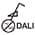Поворотный потенциометр DALI с выключателем и блоком питания от сети