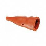 Розетка кабельная резиновая с мультизаземлением IP44, 16A, 2P+E, 250V, (оранжевый) | арт. 1479070 | ABL-Sursum  