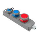 Блок розеток Tribox, розетки CEE: 5/16A, 3/16A, Schuko 1/16A, IP67 | арт. BG6-1016-1410 | Bemis  