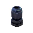 Кабельный ввод пластиковый, М12, Ø3-6.5 мм, д.р. 8 мм, цвет: черный | арт. M12-3-6.5-8-bl | JXLJQ  