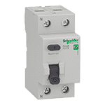 Дифференциальный выключатель EASY 9 (УЗО) 2П 40А 30мА AC 230В | арт. EZ9R34240 | Schneider Electric  