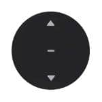 Кнопка для вставки жалюзи, радиошина KNX quicklink, R.1/R.3/SERIE 1930/R.CLASSIC, черный, глянцевый | арт. 85245131 | Berker  