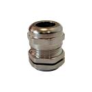 Кабельный ввод никелированная латунь, IP68 , М25, 13 -18 мм, GL=15 мм | арт. F-M25-13-18-15-NL | JXLJQ  