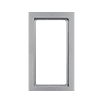 Рамка с большим вырезом, BERKER Q.3, алюминиевый, бархатный лак | арт. 13096094 | Berker  