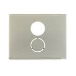 Накладка для аудиорозетки, 1 гнездо, K.5, нержавеющая сталь, металл матированный | арт. 11847004 | Berker  