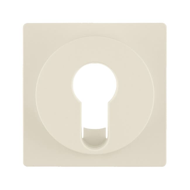 Накладка для замочных выключателей/кнопок, BERKER Q.1/Q.3, цвет: белый, с эффектом бархата | Berker | арт. 15076082