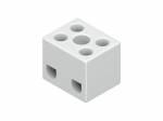 Клеммная колодка 3x2,5-16 мм², фарфор, цвет белый, с монтажным отверстием | арт. 116.G | Kleinhuis  