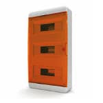 Щит навесной BNO 40-36-1, 36 мод. IP41, прозрачная оранжевая дверца | арт. 01-01-063 | Tekfor  