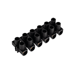 Клеммная колодка винтовая KВ-14 (6-14 мм²), ток 20 A, полипропилен черный, индивидуальная упаковка,  | арт. 07-5014-2-7 |   