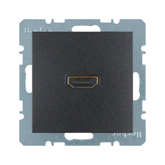 BMO HDMI-CABLE, S.1/B.3/B.7, цвет: антрацитовый | Berker | арт. 3315431606
