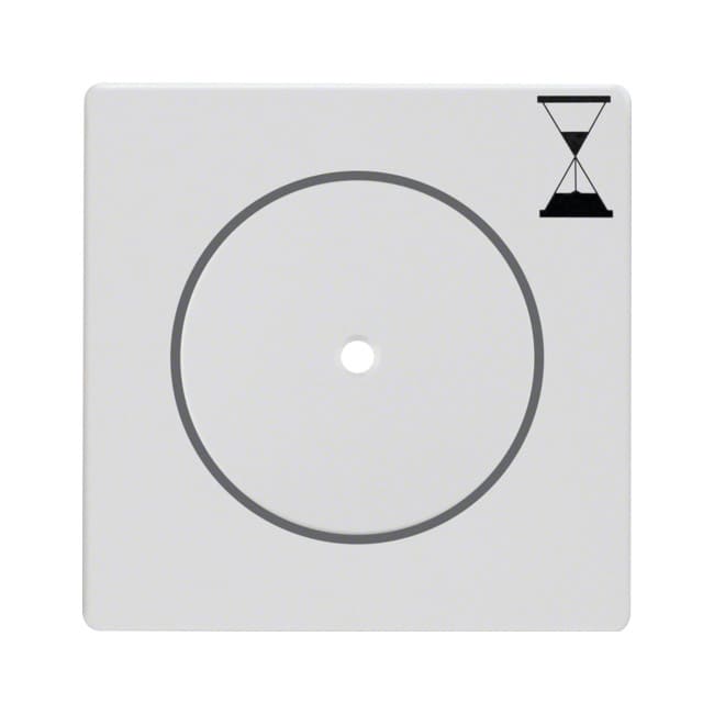 Накладка для электронной вставки реле, BERKER Q.1/Q.3/Q.7, цвет: полярная белизна, с эффектом бархат | Berker | арт. 16746089