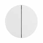 Нажимная кнопка 2-ая, R.1/R.3, полярная белизна, глянцевый | арт. 85142139 | Berker  