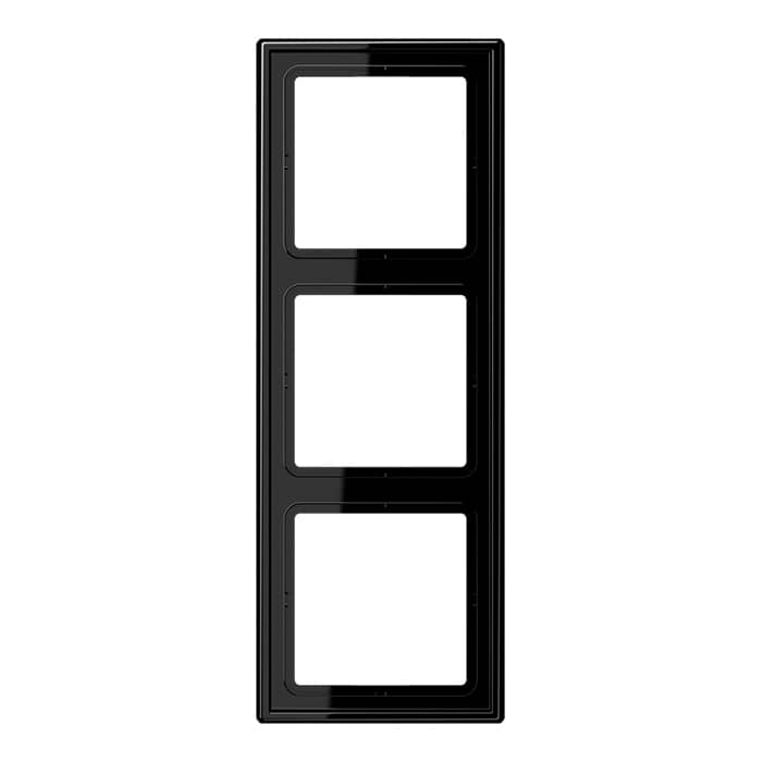 Рамка 3-кратная; черная | JUNG | арт. LS983SW