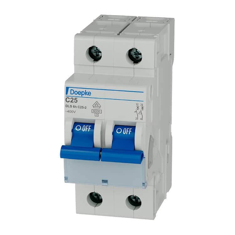Автоматический выключатель DLS 6h C25-2, 6 kA | Doepke | арт. 09914265