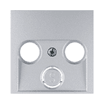 Накладка для антенной розетки, BERKER S.1/B.1/B.3/B.7, алюминиевый, матовый лак | арт. 12031404 | Berker  