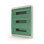 Щит навесной BNZ 40-54-1, 54 мод. IP41, прозрачная зеленая дверца | арт. 01-01-082 | Tekfor  