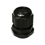 Кабельный ввод пластиковый, М63, Ø37-44 мм, д.р. 15 мм, цвет: черный | арт. F-M63-37-44-15-bl | Jixiang  