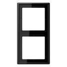 Рамка 2-кратная; черная | арт. LS982SW | JUNG  