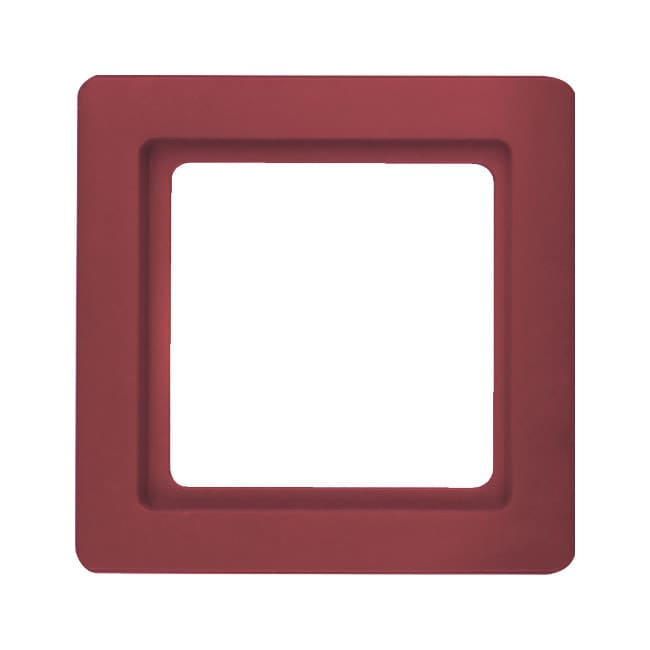 Рамка 1-местная, BERKER Q.1, цвет: красный, с эффектом бархата | Berker | арт. 10116062