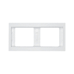 Рамка 2-местная, горизонтальная, Berker K.1, полярная белизна, глянцевый | арт. 13637009 | Berker  