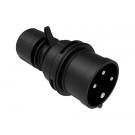 Вилка кабельная CEE, 16A, 4P, IP44, 6h, цв. черный | арт. BCS-1504-2011 | Bemis  