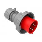 Вилка кабельная CEE 32A, 4P, IP67, 6h | арт. BC1-3504-7011 | Bemis  