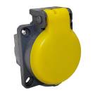 Розетка панельная, Schuko, цвет: желтый, IP54 | арт. BY3-1402-3700 | Bemis  