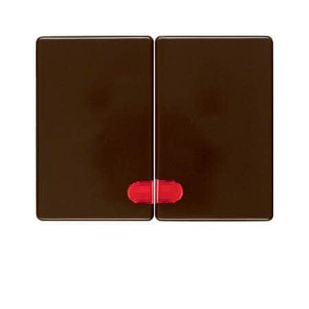 Клавиша 2-ая с линзой, Arsys, коричневый, глянцевый | Berker | арт. 14370001