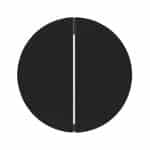 Нажимная кнопка 2-ая, R.1/R.3, черный, глянцевый | арт. 85142131 | Berker  