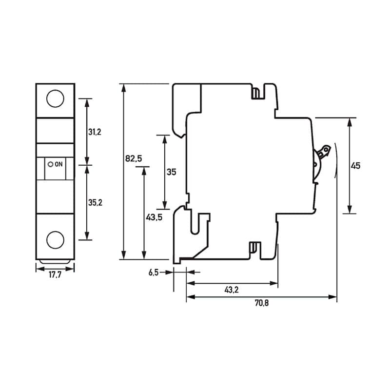 Автоматический выключатель DLS 6hdc B2-1, 6 kA | Doepke | арт. 09912013