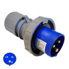 Вилка кабельная 16A, 3P, IP67, 6h | арт. BC1-1403-7011 | Bemis  