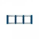 Рамка 3-ая, горизонтальная (алюминий/синий) | арт. 10231405 | Berker  