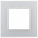 14-5101-01 ЭРА Рамка на 1 пост, стекло, Эра Elegance, белый+бел (10/50/1800) | арт. Б0034470 | ЭРА  