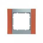 Рамка 1-ая (алюминий/оранжевый) | арт. 10111407 | Berker  