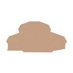 Торцевая пластина ZAPD 2,5 BG | арт. 3756.2 | Conta-Clip  