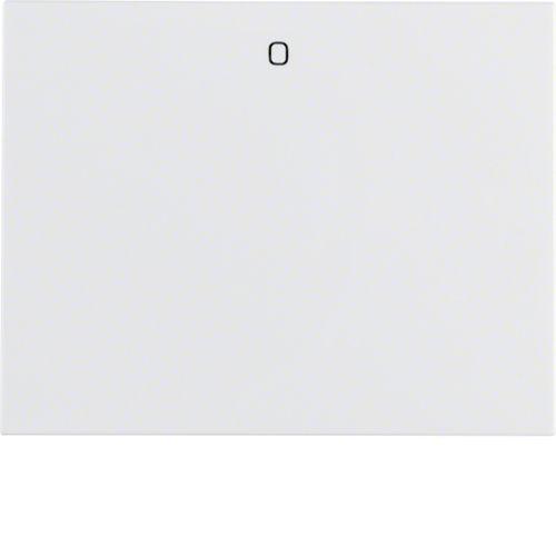 Клавиша c символом "О", K.1, полярная белизна, глянцевый | Berker | арт. 14257109