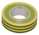 Изолента 0,13х15 мм желто-зеленая 20 метров ИЭК | арт. UIZ-13-10-K52 | IEK  
