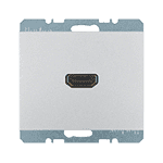 BMO HDMI, K.5, цвет: лакированный алюминий | арт. 3315427003 | Berker  