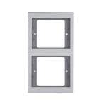 Рамка 2-местная вертикальная, K.5, алюминиевый, анодированный алюминий | арт. 13237003 | Berker  