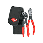 Набор ШГИ в поясной сумке для инструментов, 2 предмета, комплектация: KN-7401160 бокорезы, KN-870115 | арт. KN-002072V02 | Knipex  
