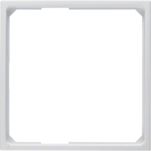 Переходная рамка для центральной панели 50 x 50 мм, BERKER S.1/B.3/B.7, цвет: полярная белизна, глян | Berker | арт. 11099089