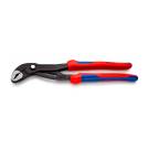 KNIPEX COBRA® клещи переставные с фиксатором, 70 мм (2 3/4"), под ключ 60 мм, L-300 мм, Cr-V, серые, | арт. KN-8702300 | Knipex  