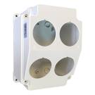 Мини-комбинация для 4-х розеток Schuko, IP44 | арт. BD7-2401-0000 | Bemis  