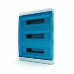 Щит навесной BNS 40-54-1, 54 мод. IP41, прозрачная синяя дверца | арт. 01-01-084 | Tekfor  